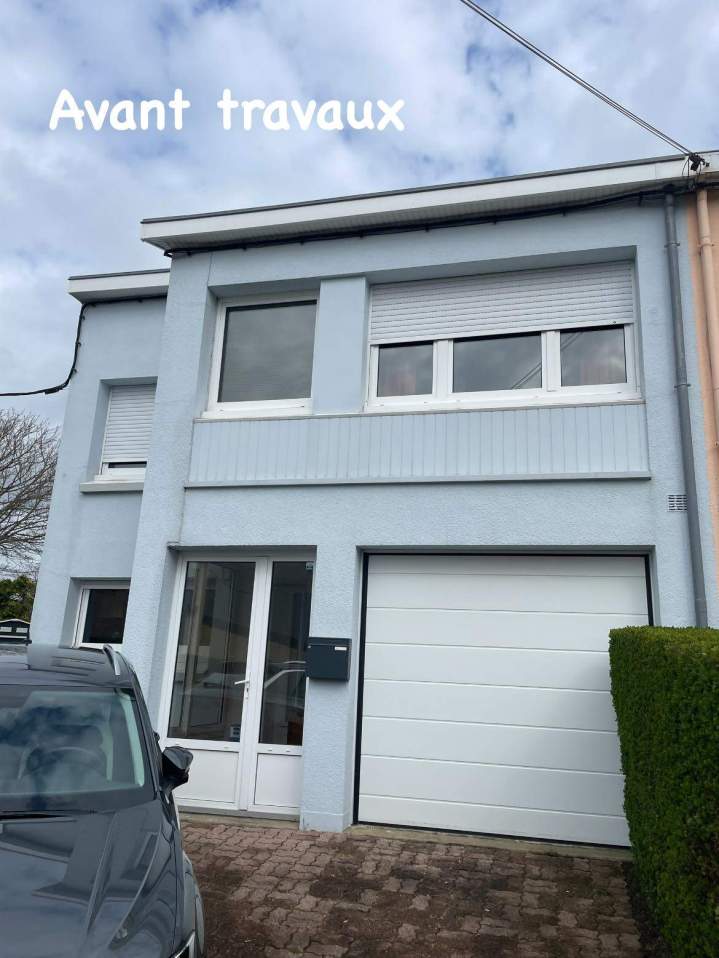 Avant ravalement de façade Côte d'Opale