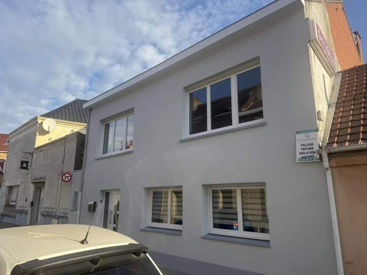 Façade après peinture Côte d'Opale