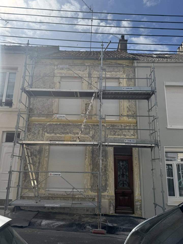 Chantier de ravalement Côte d'Opale