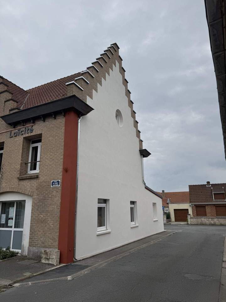 Façade après ravalement Côte d'Opale