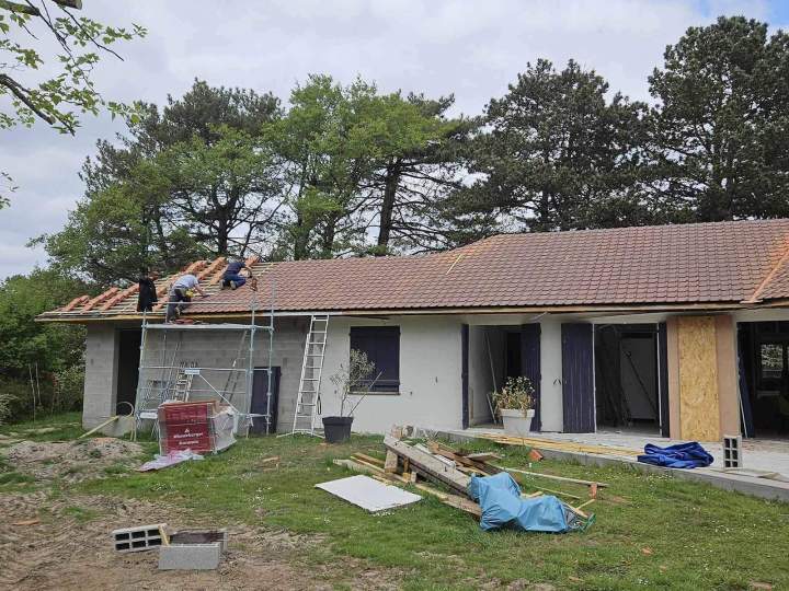 Travaux d'extension de maison Côte d'Opale