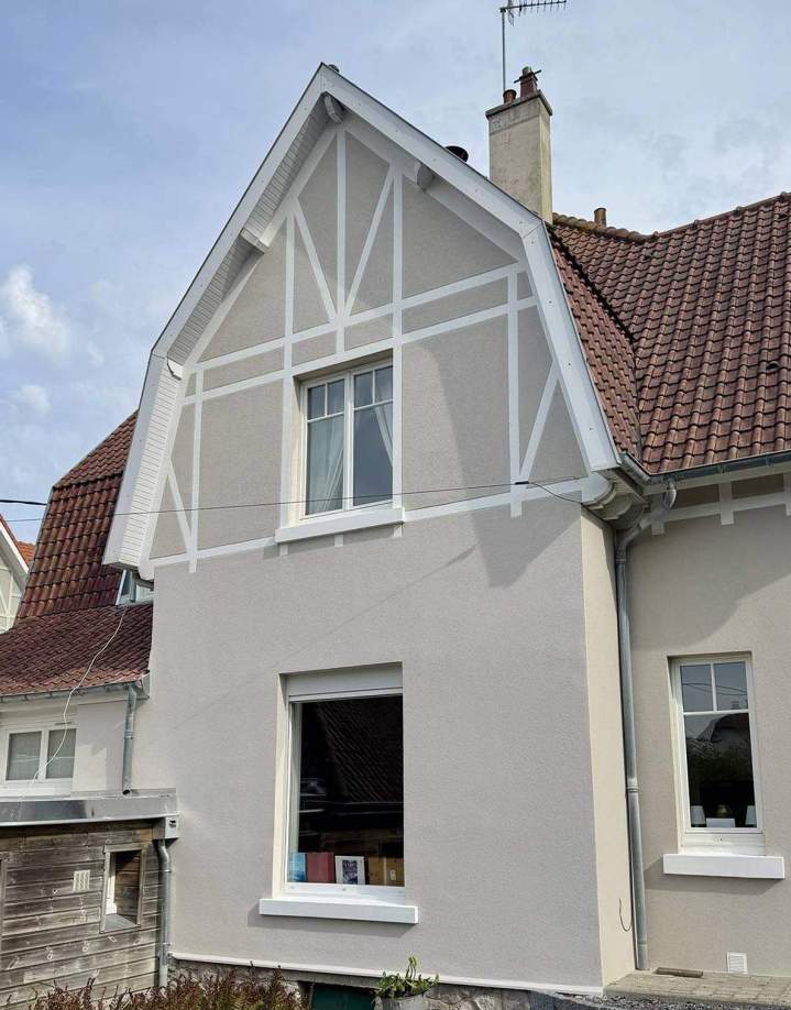 Mise en peinture de façade Côte d'Opale